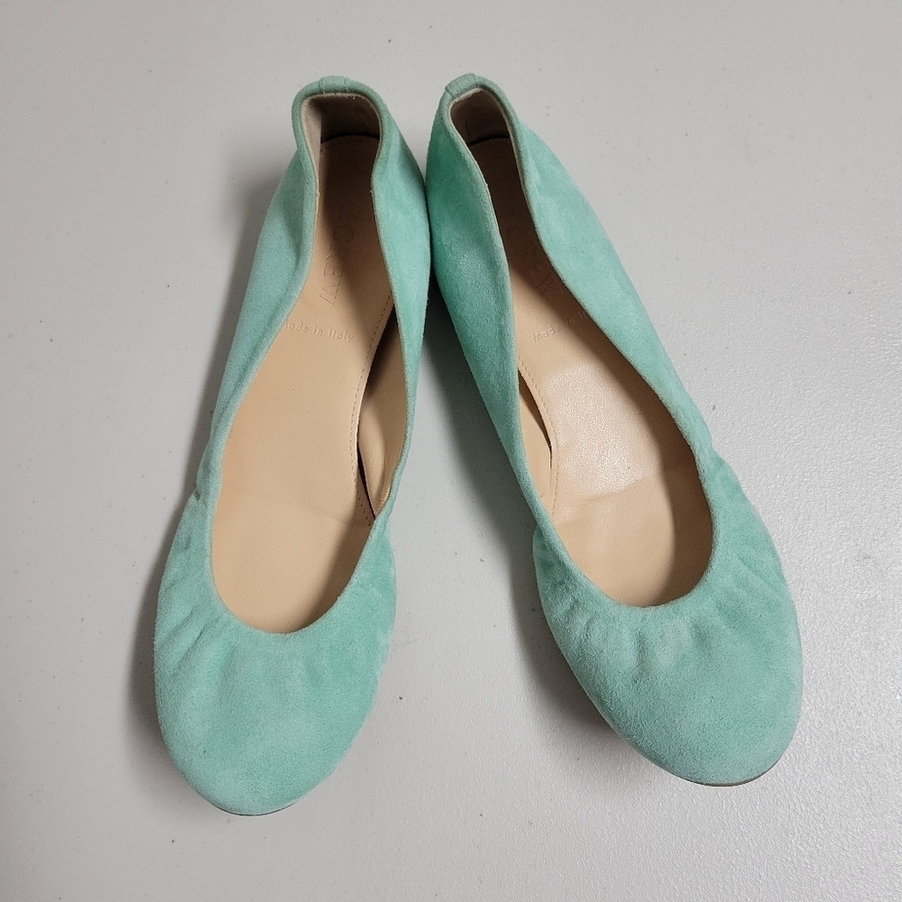 J.crew Cece Suede Ballet Flats Size 6.